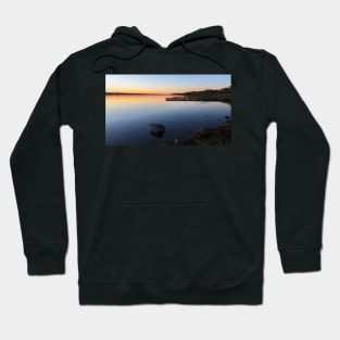 Sunset over a Calm Lake Hoodie